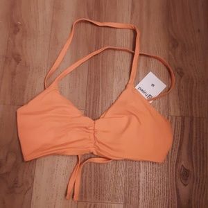 Fused Hawaii Papaya Kohanaiki Bikini Top Size M